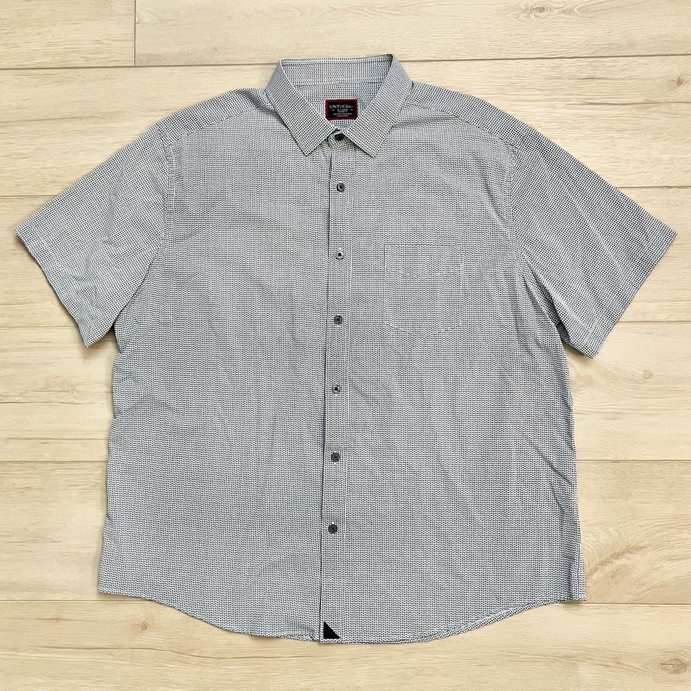 Untuckit Wrinkle-Free Short-Sleeve Petrus Shirt Size Xl